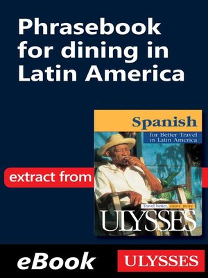 cover image of Phrasebook for dining in Latin America